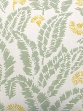 UMBRELLA 11 ft REPLACEMENT CANOPY only. Botanical Leaf Print.  FRONTGATE -